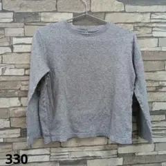 UNIQLO グレー 長袖カットソー 150