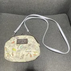 ディズニー　ダンボ総柄　がま口マルチポーチ　ショルダーバッグ　ポシェット