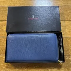 新品 箱あり YUKI TORII 長財布 ブルー