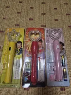 氷川きよし ペンライト 3色セット 星型 ハート型