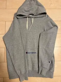 Champion グレー フード付きパーカー