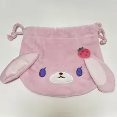 シュガーバニーズ ストロベリーうさ 巾着