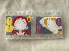 ワンピース 名言アクリルバッジコレクション ルフィ　2点