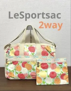 ☆美品☆ LeSportsac レスポートサック ウィークエンダー ポーチ付き