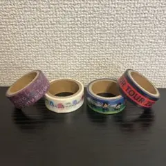 backnumber 2022ツアー ガチャガチャ マステ4つセット
