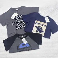 ★土日限定価格★【新品未使用タグ付】3着セット！男の子　半袖Tシャツ　トップスのサムネイル