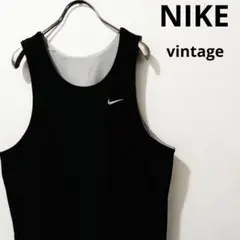 ナイキ　タンクトップ　NIKE　90s　刺繍　リバーシブル