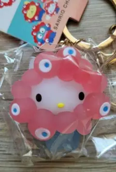 EXPO2025 サンリオ ミャクミャクキーホルダー　キティ　クリアカラー