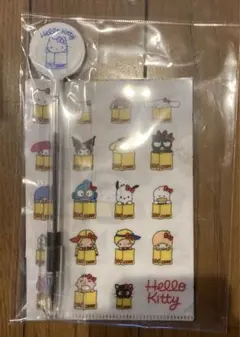東京国立博物館　キティ展　ミニクリアファイル　ボールペン　オリジナル　♯10