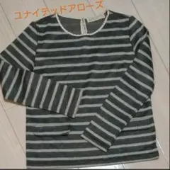 美品:ユナイテッドアローズ　ボーダー トップス カットソー