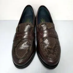 CALZADOS BONTRE　パイソン柄　ローファー　カルザドス ボントレ