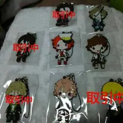 【1つ300円】ツキウタ ラバーストラップ コレクション 5点セット