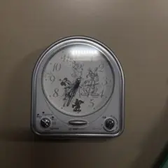 ディズニー ミッキーマウス 置時計 アラーム付き