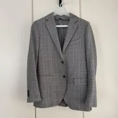 トゥモローランド　ロロピアーナ　スーツ　セットアップ　グレー　チェック　Ｍ相当