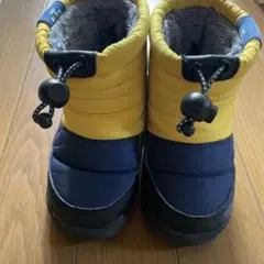 HOT BISCUITS 子供用ブーツ イエロー/ネイビー　15センチ