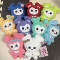 TWICE ふわもこおすわりぬいぐるみ GiGO 全9種フルコンプセット 全種