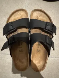 BIRKENSTOCK papillio ブラックサンダル 38サイズ - メルカリ