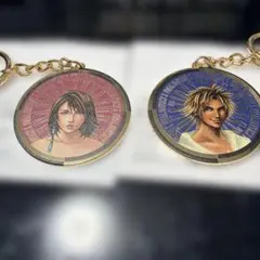 ファイナルファンタジー10 FF10 大丸　　メタルキーリング　ティーダ　ユウナ ファイナルファンタジー10 FF10 大丸 メタルキーリング ティーダ