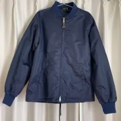 BLUCOWORKGARMENT ネイビー ジップアップ ブルゾン