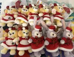 ディズニーシー　ダッフィー クリスマス2024 ぬいぐるみバッジ　10個セット