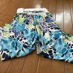 ボディアート 花柄 ヨガパンツ