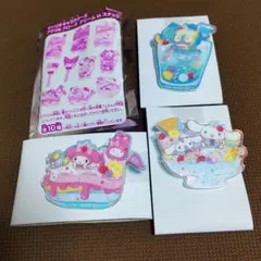 サンリオキャラクターズ アクリル ブローチ マイメロディ シナモン ハンギョドン