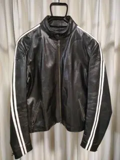 【本革】イタリアンレザー　シングルライダースジャケット