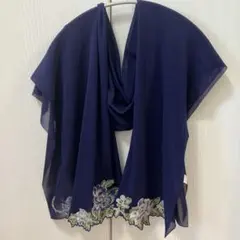 【VIVIENNE TAM】パワーネットストール (ネイビー)のサムネイル