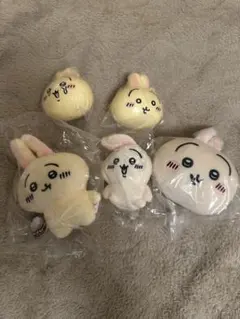 【新品未開封】 ちいかわ　うさぎ ぬいぐるみ マスコット 5点セット