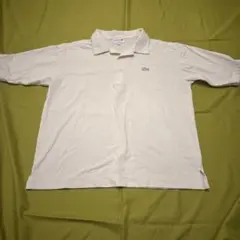 LACOSTE リラックスフィット ポロシャツ US S ホワイト