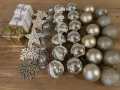 クリスマスオーナメントセット シルバー ゴールド