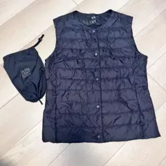 UNIQLO ULTRA LIGHT DOWN L ブラック ダウンベスト 美品