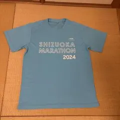 静岡マラソン ランニングシャツ 水色 Mサイズ