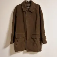 コート　カシミア　ブレンド ブラウン　Mサイズ