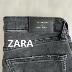 値下げ！ZARA THE SKINNY Pearlブラック スキニーデニムのサムネイル