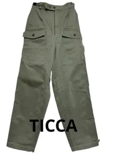 【美品】ティッカ ナイロンパンツ カーゴパンツライトグレー 24年モデル 美品】ティッカ ナイロンパンツ カーゴパンツライトグレー 24年