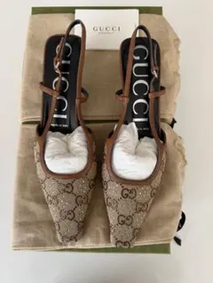 美品:希少】GUCCI グッチ GG キャンバス ロゴ ロングブーツ ベージュ 