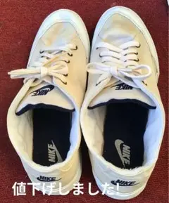 〈ビンテージ〉NIKE キャンバスGTS 95 スニーカー ホワイト系