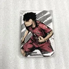ハイキュー　黒尾　スクエア缶バッジ