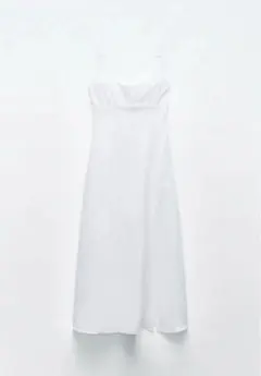 12／31終了ZARA リネンワンピース