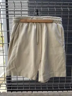 ZARA スウェットショートパンツ アイボリー Lのサムネイル
