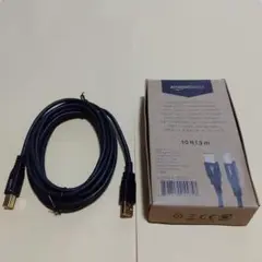 【未使用】amazonbasics USB 2.0 A - B ケーブル 3m