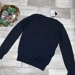 【新品タグ付き　AZUL Vネック ニット 長袖 ブラック　M