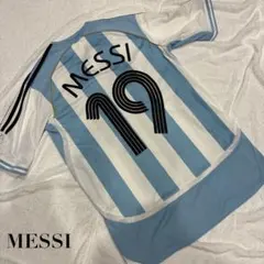 正規品】アルゼンチン代表 2006 W杯 復刻 メッシ19 ユニフォーム 美品