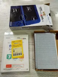 【新品未使用】Newニンテンドー3DS LL メタリックブルー 外箱キズあり