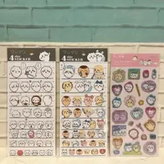 【新品未使用】ちいかわ 4サイズ シール2種・ポップデコパーティ３枚セット