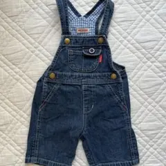 miki HOUSE ミキハウス　デニムオーバーオール Sサイズ