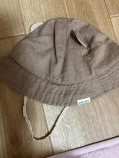 【petit main】ベビー帽子　くま耳　48cm