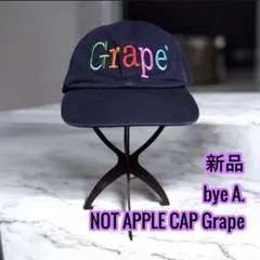 新品　bye A. NOT APPLE CAP Grape BLACKのサムネイル