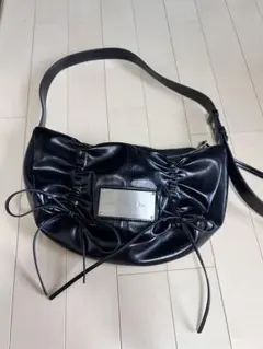 Martin Kim ブラックショルダーバッグ